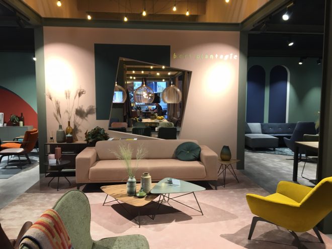 Blick von der mobilen Cocktailbar auf der imm cologne