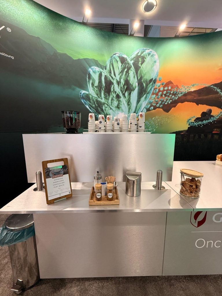 Mobiler barista mieten für messestand