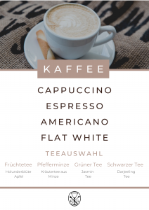 Kaffeekarte Bargastro