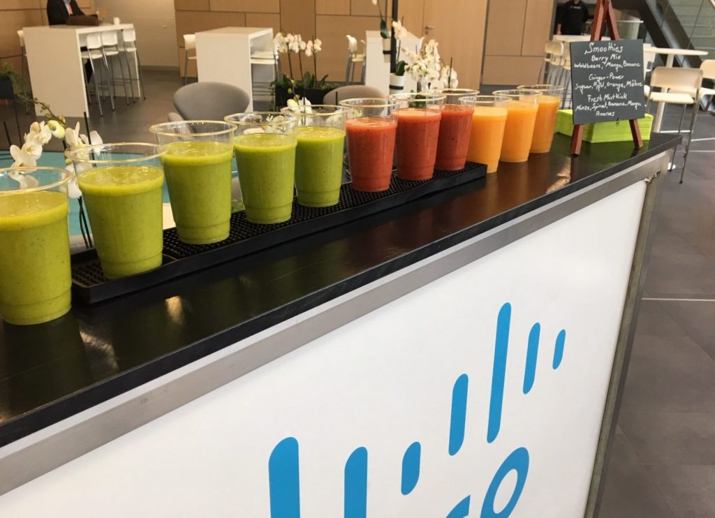 Mobile Smoothiebar Messe Catering