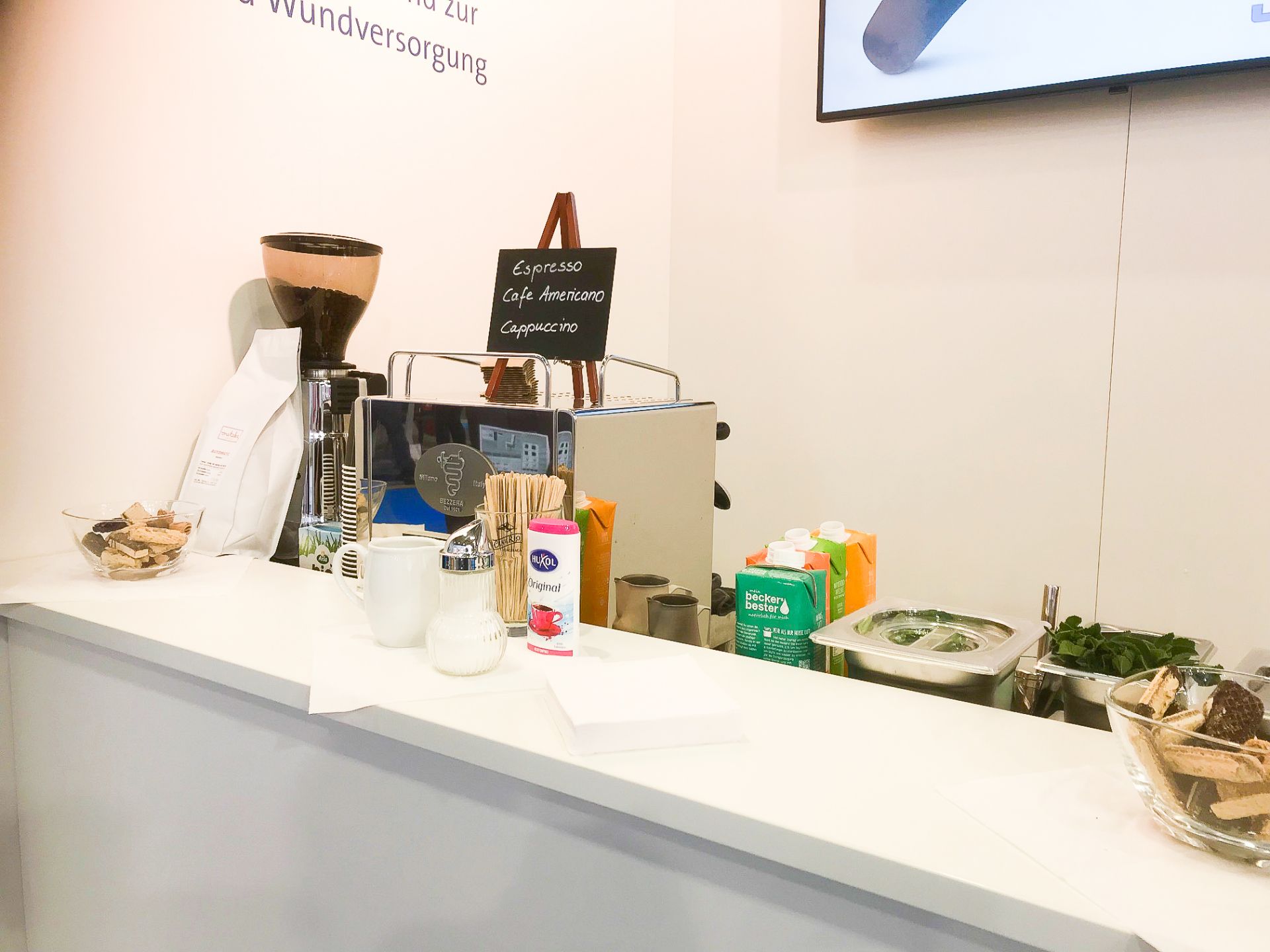 Kaffeebar mieten für Messestand