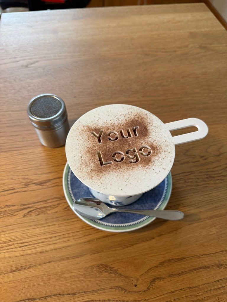 mobiler barista Personalisierte Kaffee-Schablonen