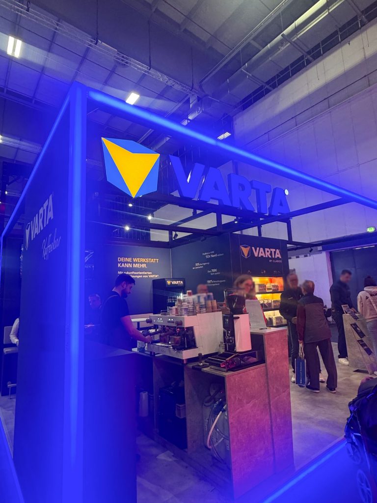 mobilen Barista buchen für messestand