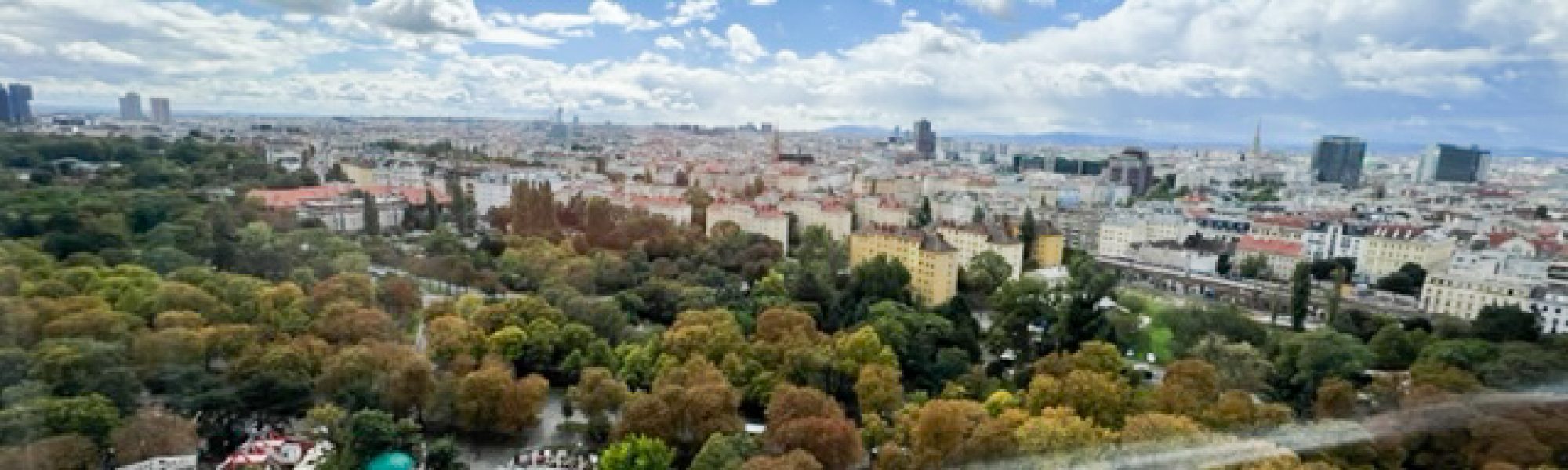 Blick auf Wiener Skyline