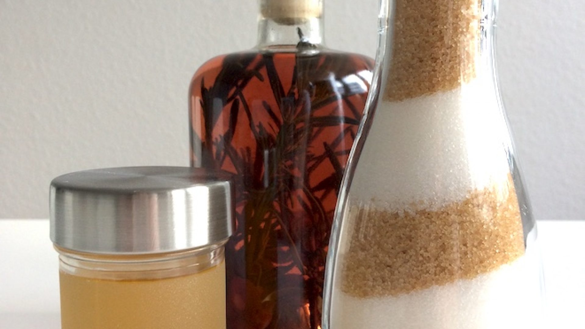 Last-Minute-Geschenkideen DIY Gin Sirup Backmischung im Glas