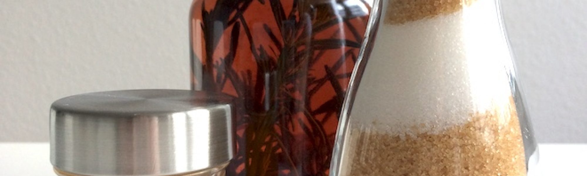 Last-Minute-Geschenkideen DIY Gin Sirup Backmischung im Glas