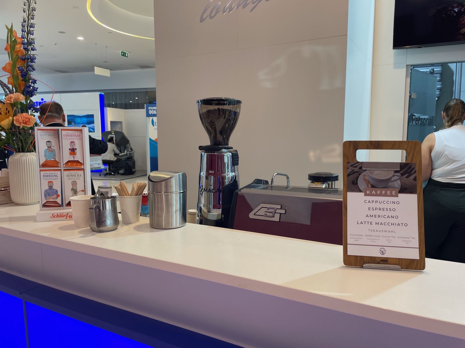 Kaffee bar mieten für Messestand