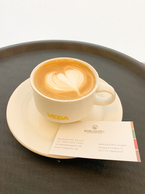 barista mieten Kaffee auf der EuroTier messe