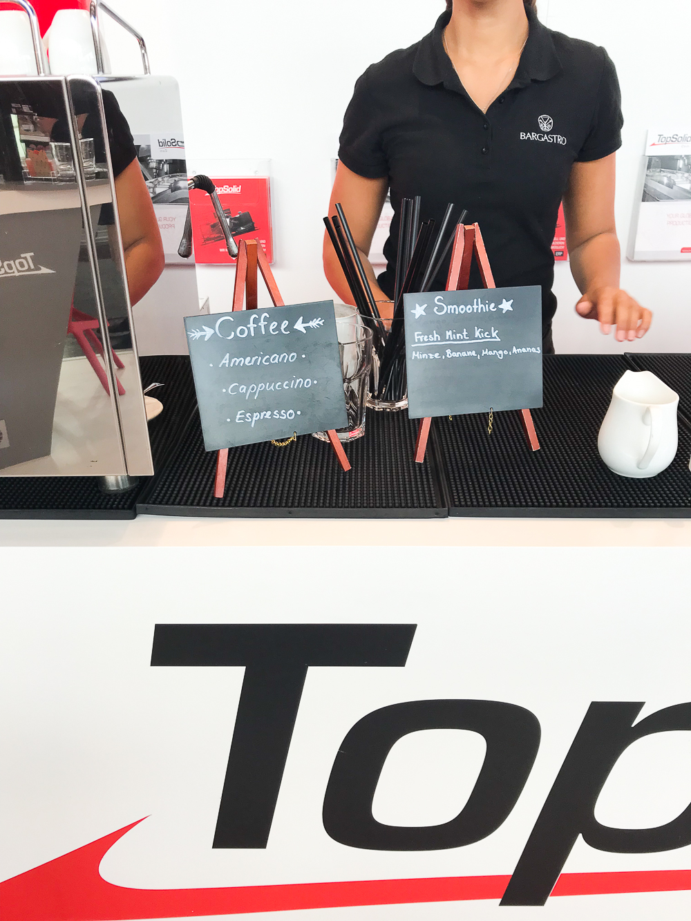 mobile cocktailbar für den Messestand mieten