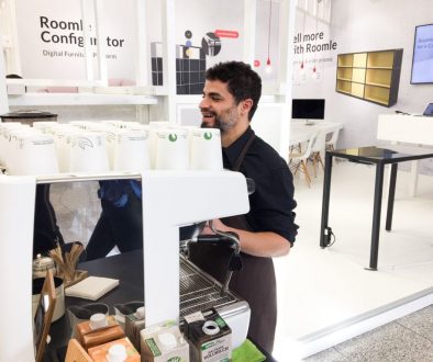 Mobiler Kaffeeservice auf der IMM Cologne Messe 2020