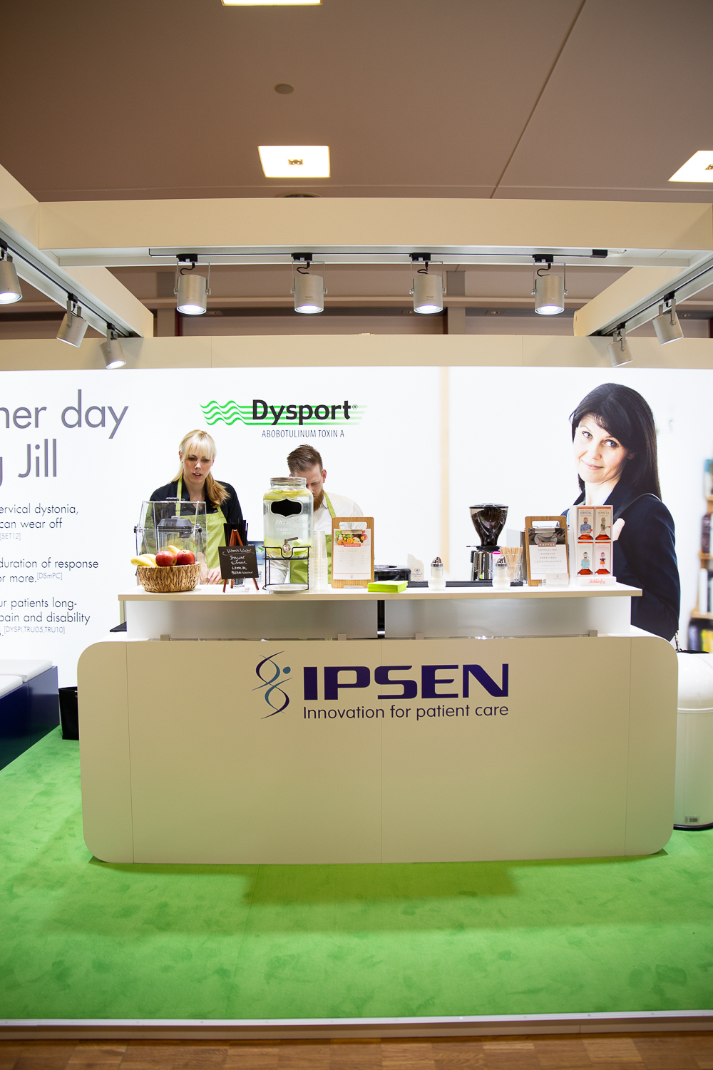 mobile smoothiebar für messestand