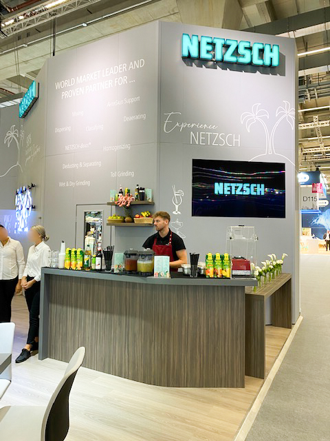 Hannover Messe smoothie stand