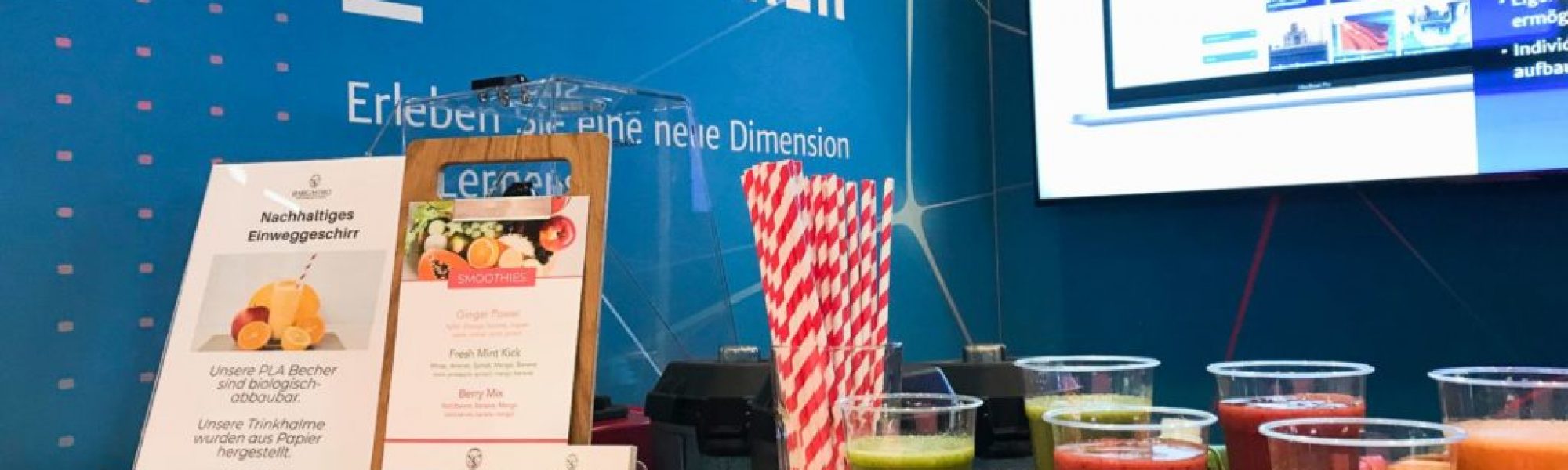 smoothies am Messestand mieten