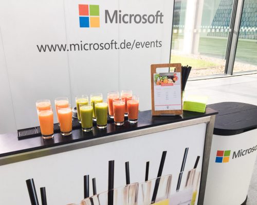 mobile smoothies für messestand