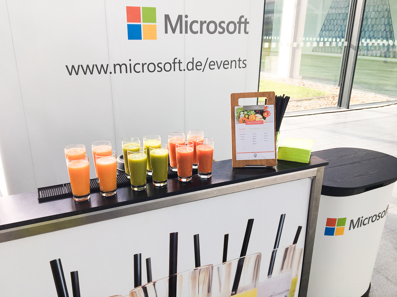 mobile smoothies für messestand