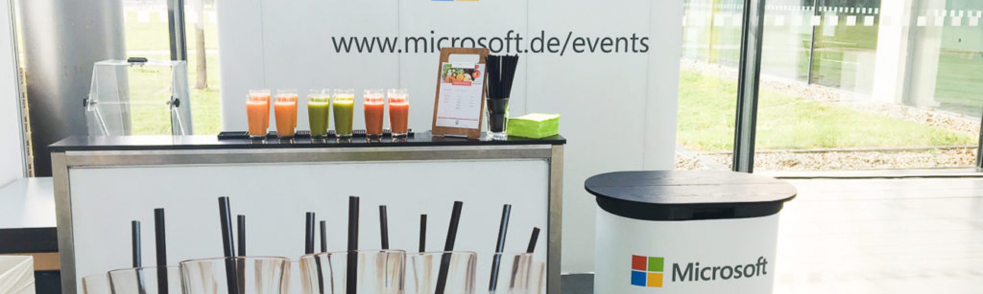 mobile bar mieten für Messestand