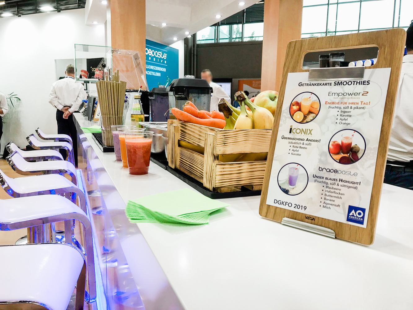 mobile Smoothies für den messestand mieten
