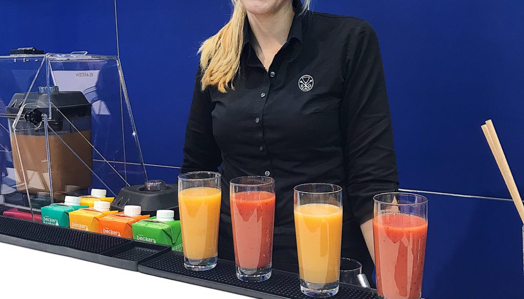 vitaminbar auf der EMO Messe
