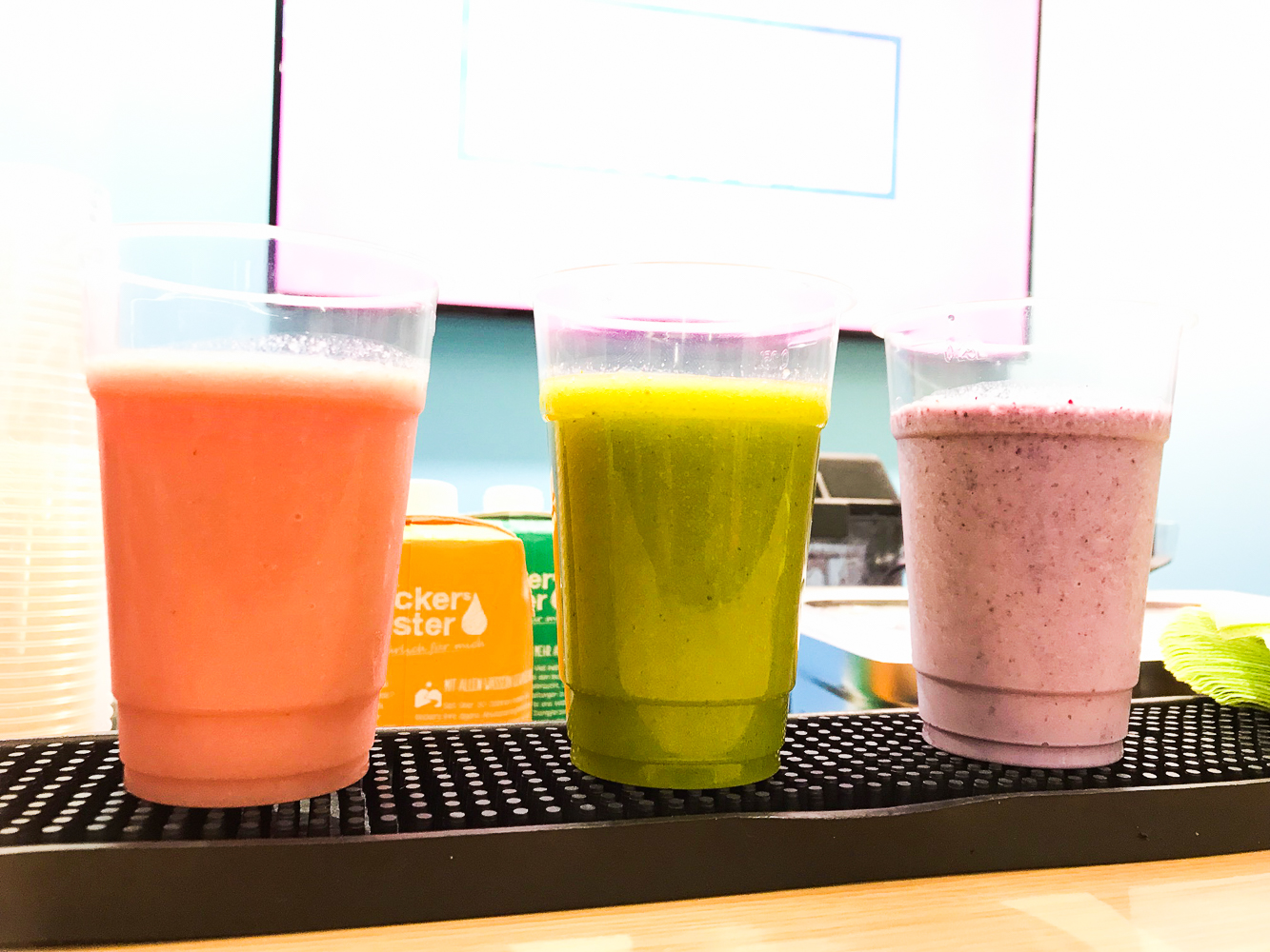 mobile smoothiebar am messestand mieten