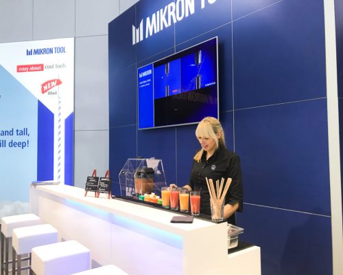 mobile Smoothiebar für messestand