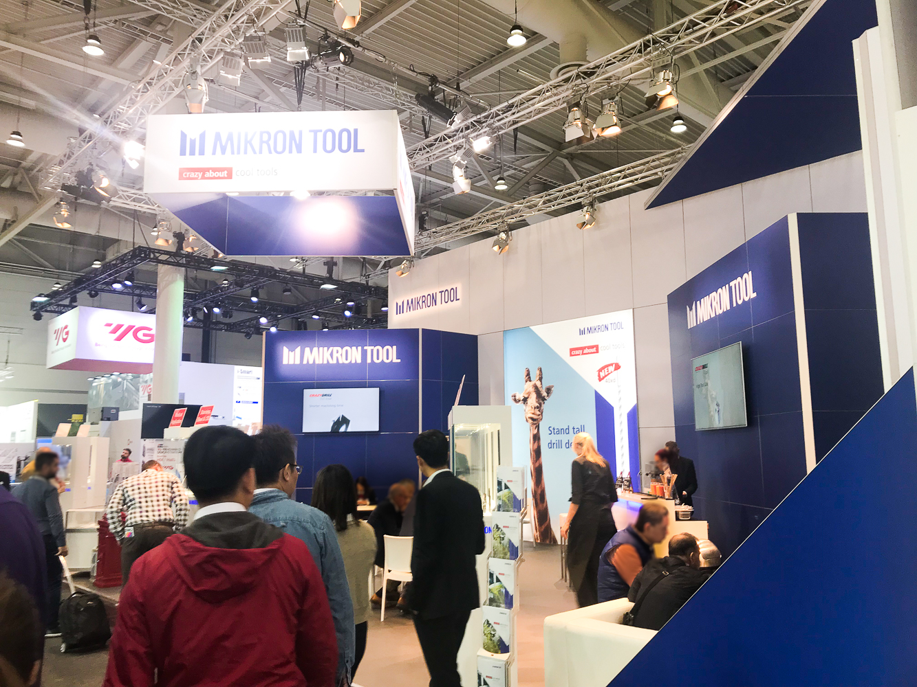 Mobile Bar am Messestand 