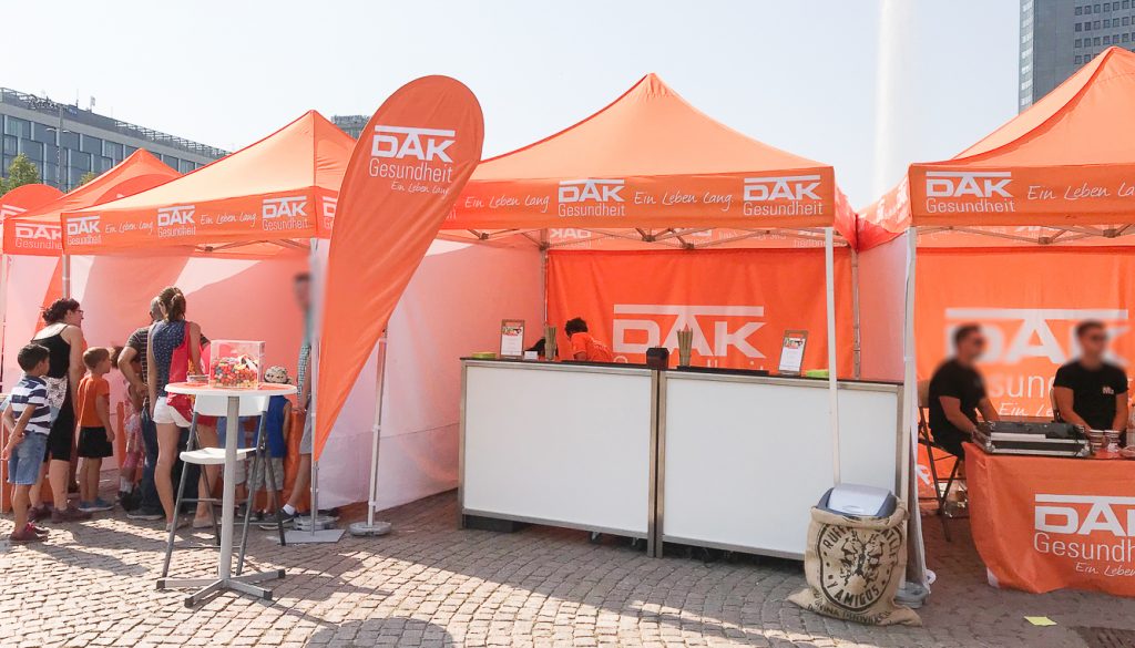 Mobile Smoothiebar für Messestand mieten