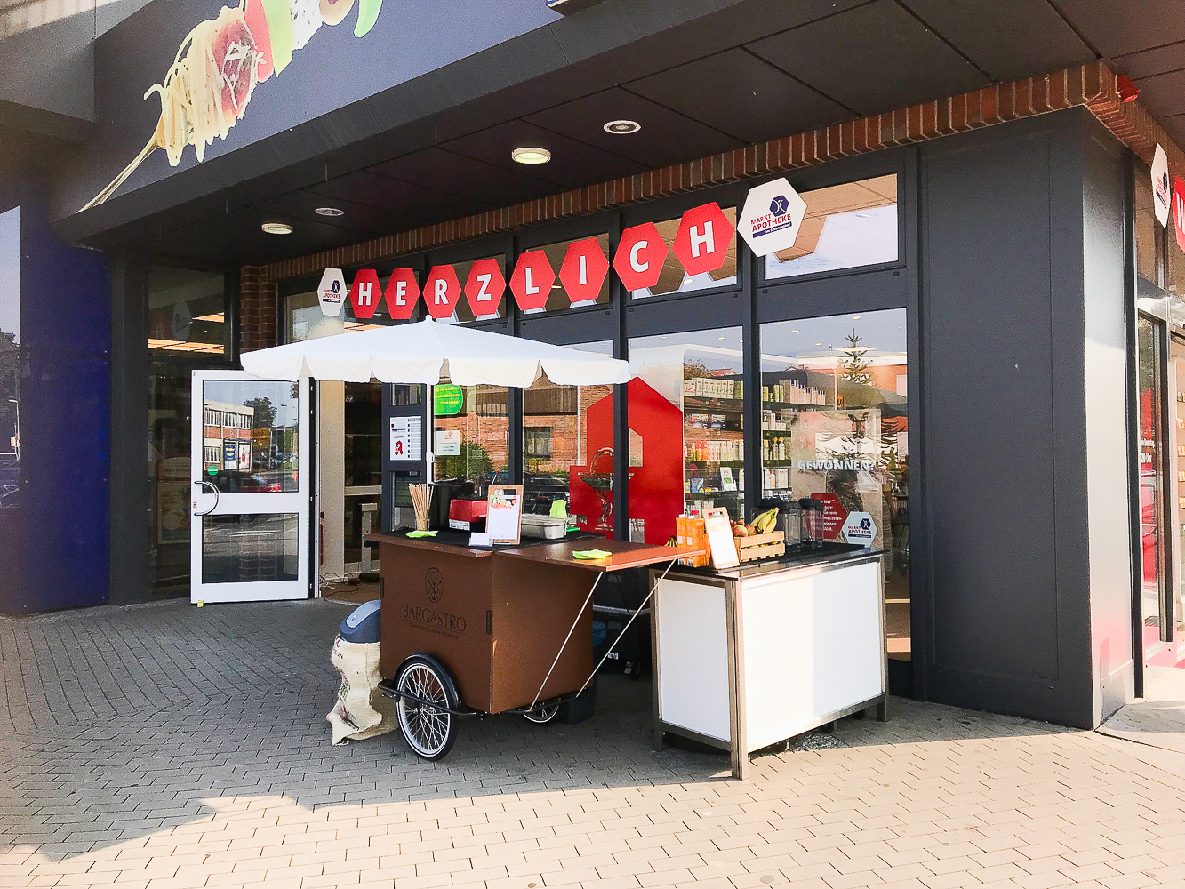 mobile Kaffee bar mieten für event