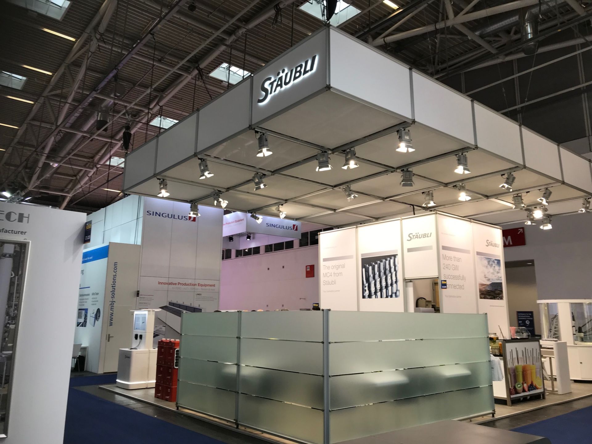 kaffeebar am messestand