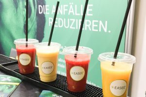 mobiler barkeeper smoothiebar saftbar messestand