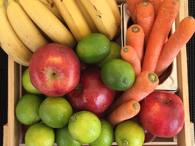 Obst-Kiste auf dem Reitturnier in Burgwedel